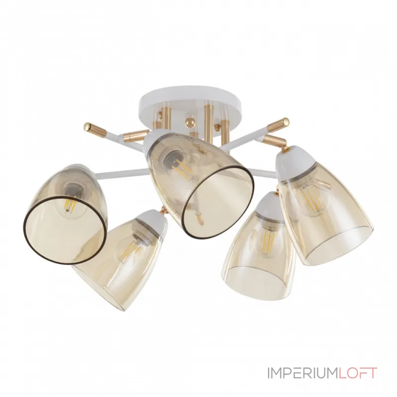 Потолочная люстра Arte Milano AMALFI-327410 327410/5 FG+WH