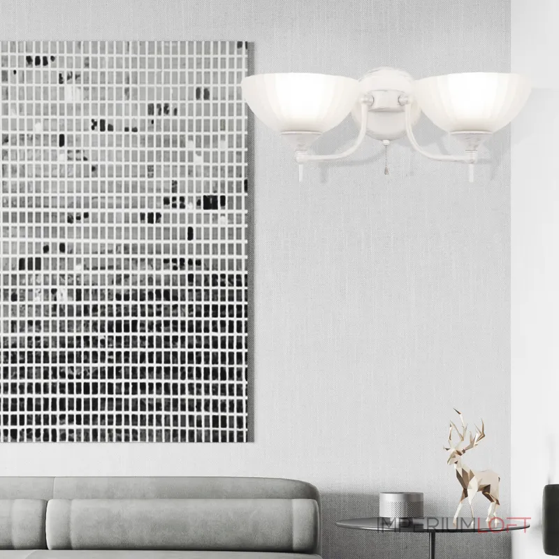 Бра Arte Milano AM340049 340049/2W WT+SL Бра Arte Milano AM340049 340049/2W WT+SL
