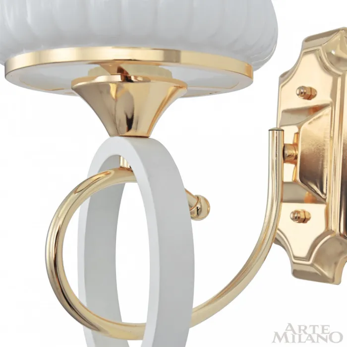 Бра Arte Milano Florentia-2387 302387/1W Wh/Gd от ImperiumLoft