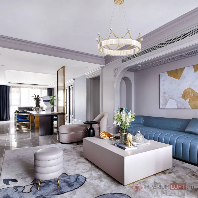 Люстра светодиодная Arte Milano AM-Venezia 310322/D600 GD от ImperiumLoft