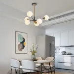 Люстра на штанге Arte Milano Neapolis-79808 279808/6 BK/GD