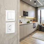 Выключатель двухклавишный с рамкой Arte Milano SET06-1-30-2 white