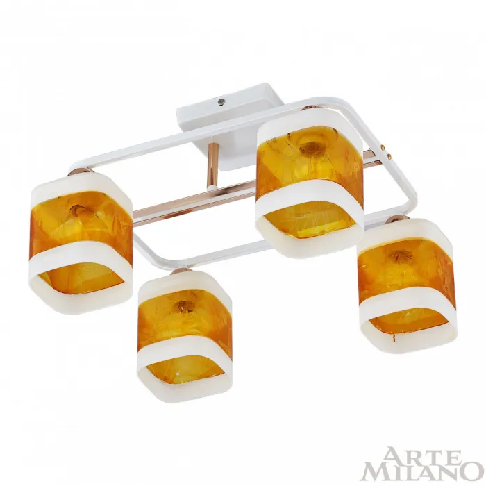Люстра Arte Milano AMALFI-322008 322008/4 WH+FG от ImperiumLoft