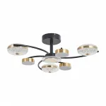 Потолочная люстра Arte Milano Ferrara-72069 279169/3+3 BK/GD