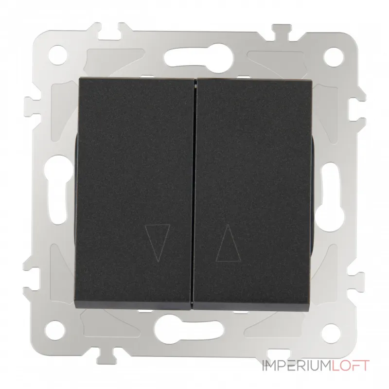 Выключатель жалюзи, 10A 250V 203.38-2.black от ImperiumLoft Выключатель жалюзи, 10A 250V 203.38-2.black от ImperiumLoft