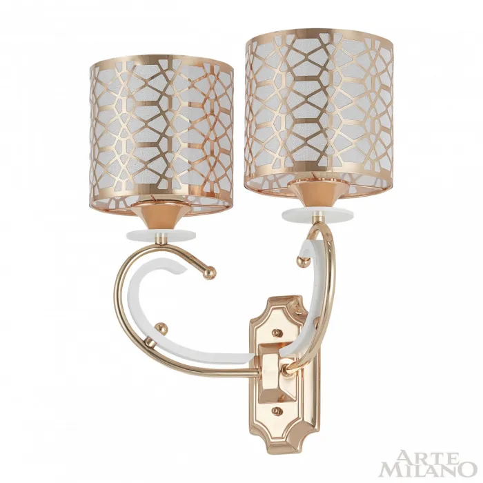 Бра Arte Milano Florentia-1237 301237/2W Wh/Gd от ImperiumLoft