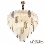 Подвесная люстра Arte Milano AM-99486 0608B.D750.H600.E14.18 G