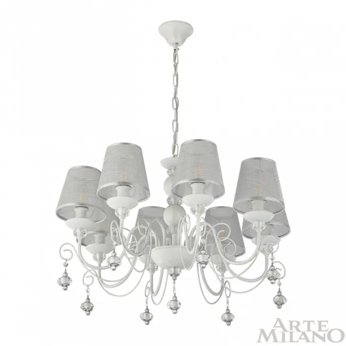 Люстра Arte Milano AM347620 347620/8 WT+SL от ImperiumLoft