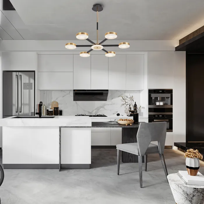 Люстра светодиодная Arte Milano Ferrara-72079 272079/6 BK/GD от ImperiumLoft