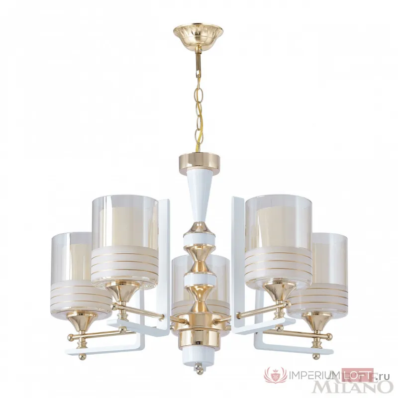Люстра подвесная Arte Milano Florentia-6087 306087/5 Wh/Gd от ImperiumLoft