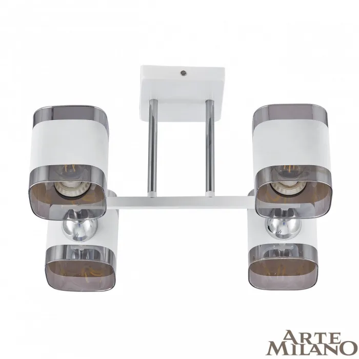 Люстра Arte Milano AMALFI-329809 329809/4 WH+CR от ImperiumLoft