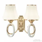 Бра Arte Milano Florentia-2387 302387/2W Wh/Gd