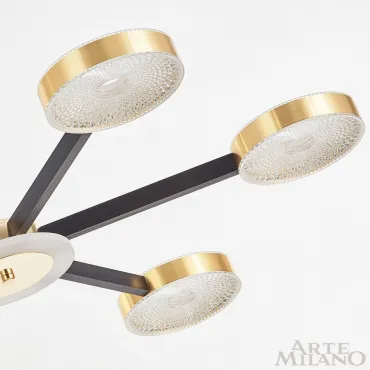 Люстра светодиодная Arte Milano Ferrara-72079 272079/6 BK/GD от ImperiumLoft