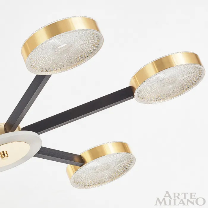 Люстра светодиодная Arte Milano Ferrara-72079 272079/6 BK/GD от ImperiumLoft