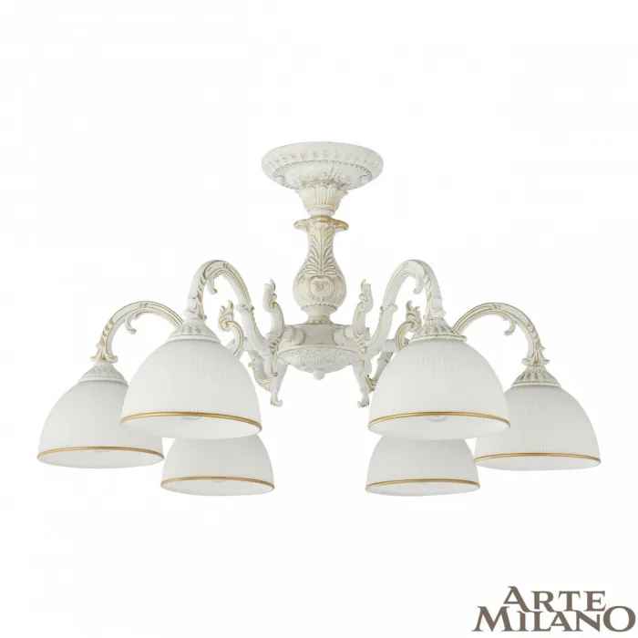 Люстра Arte Milano AM346410 346410/6 WT+G от ImperiumLoft