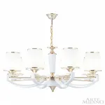 Люстра подвесная Arte Milano Florentia-2457 302457/8 Wh/Gd от ImperiumLoft