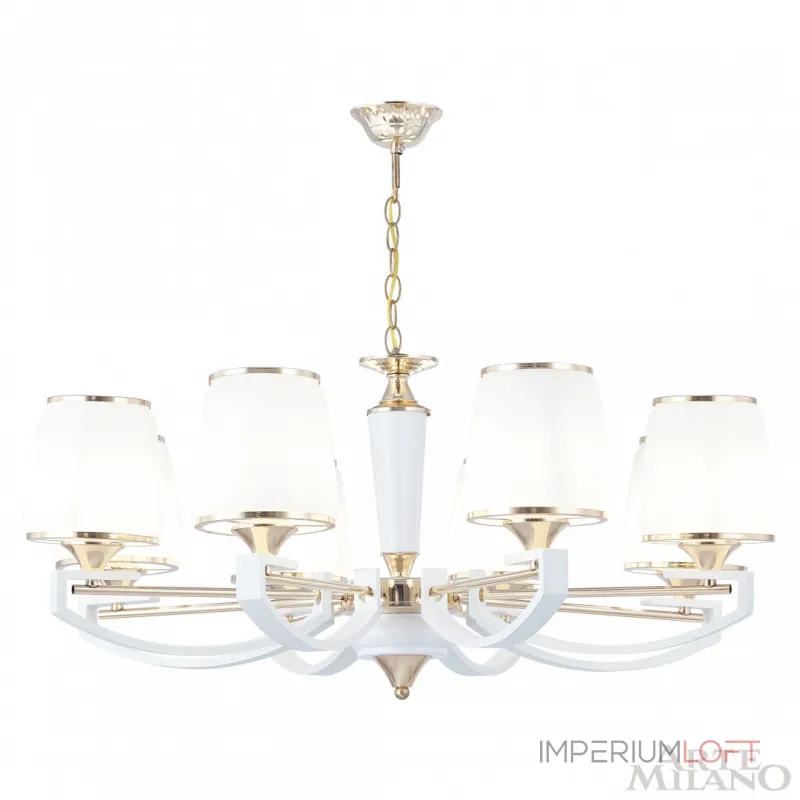 Подвесная люстра Arte Milano Florentia-2457 302457/8 Wh/Gd