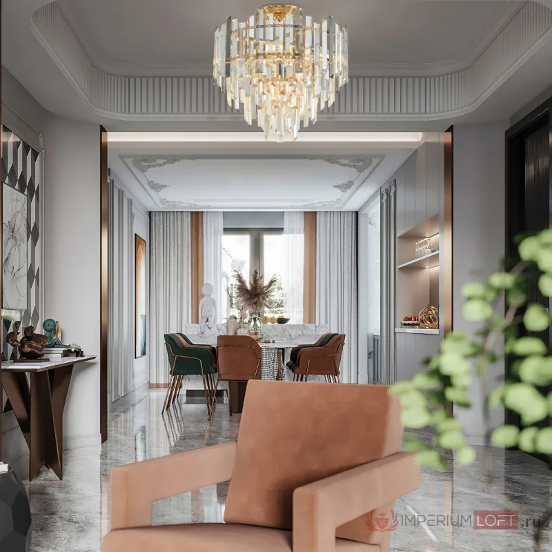 Люстра Arte Milano Sorrento-4409 374409/6/60/400 GD от ImperiumLoft