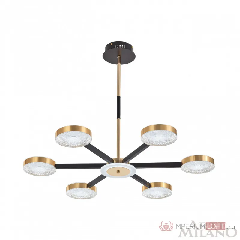 Люстра светодиодная Arte Milano Ferrara-72079 272079/6 BK/GD от ImperiumLoft