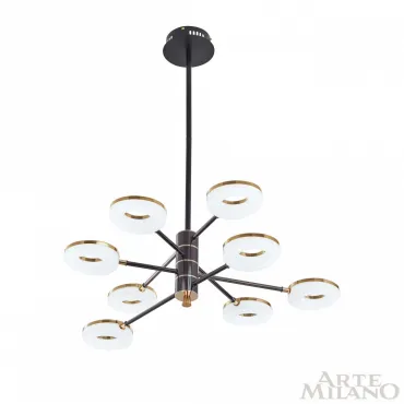 Люстра светодиодная Arte Milano Ferrara-72999 276699/8 BK/GD от ImperiumLoft