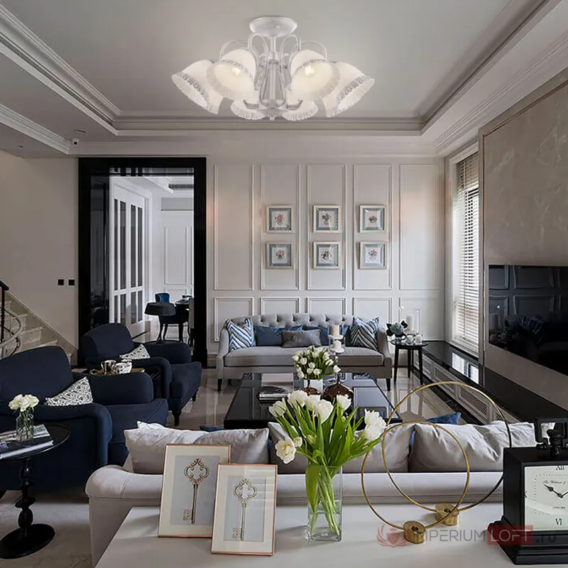 Люстра Arte Milano AM340800 340800/8 WT+SL от ImperiumLoft