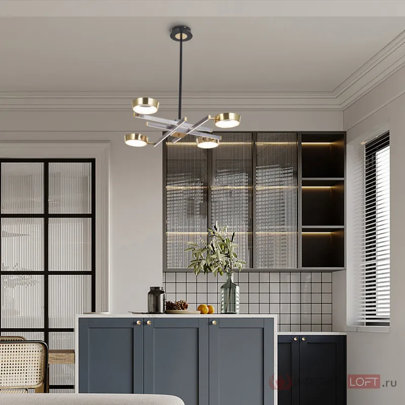 Люстра светодиодная Arte Milano Ferrara-71279 271279/4 NI/GD от ImperiumLoft