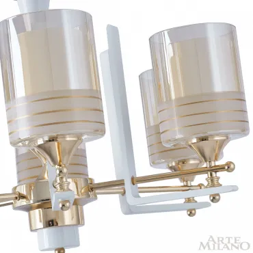 Люстра подвесная Arte Milano Florentia-6087 306087/5 Wh/Gd от ImperiumLoft