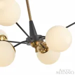 Люстра на штанге Arte Milano Neapolis-79808 279808/6 BK/GD