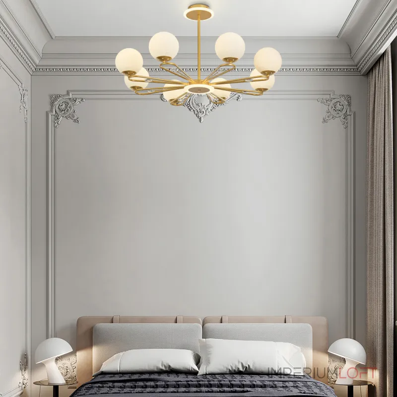 Люстра на штанге Arte Milano Neapolis-77138 277138/8 GD
