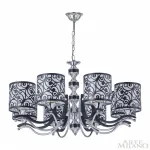 Люстра подвесная Arte Milano Florentia-4957 304957/8 Bk/Ni от ImperiumLoft
