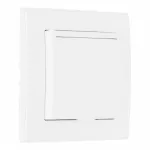 Комплект розетки с заземлением и шторками Arte Milano SET06-1-41-1 white от ImperiumLoft