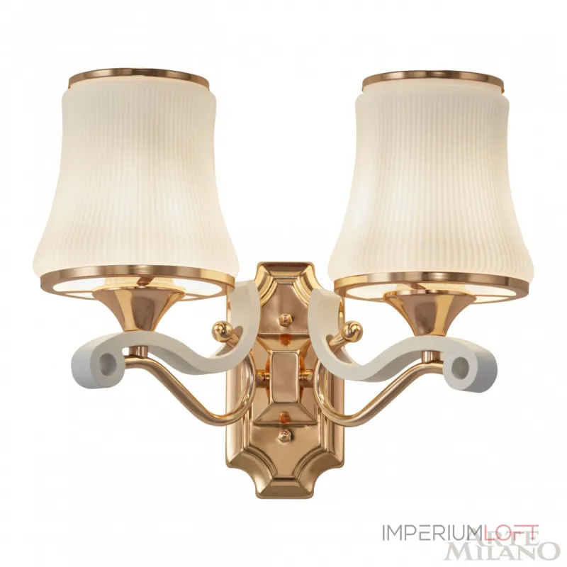 Бра Arte Milano Florentia-3987 303987/2W Wh/Gd