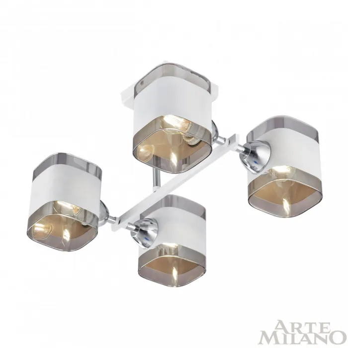 Люстра Arte Milano AMALFI-329809 329809/4 WH+CR от ImperiumLoft
