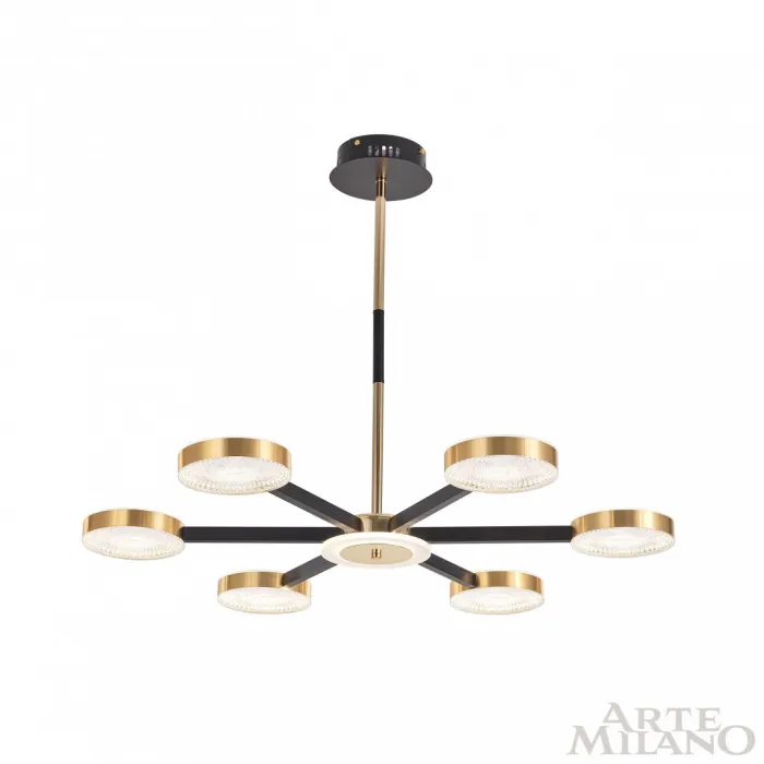 Люстра светодиодная Arte Milano Ferrara-72079 272079/6 BK/GD от ImperiumLoft