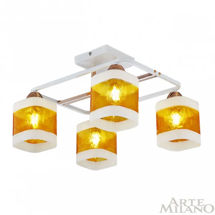 Люстра Arte Milano AMALFI-322008 322008/4 WH+FG от ImperiumLoft