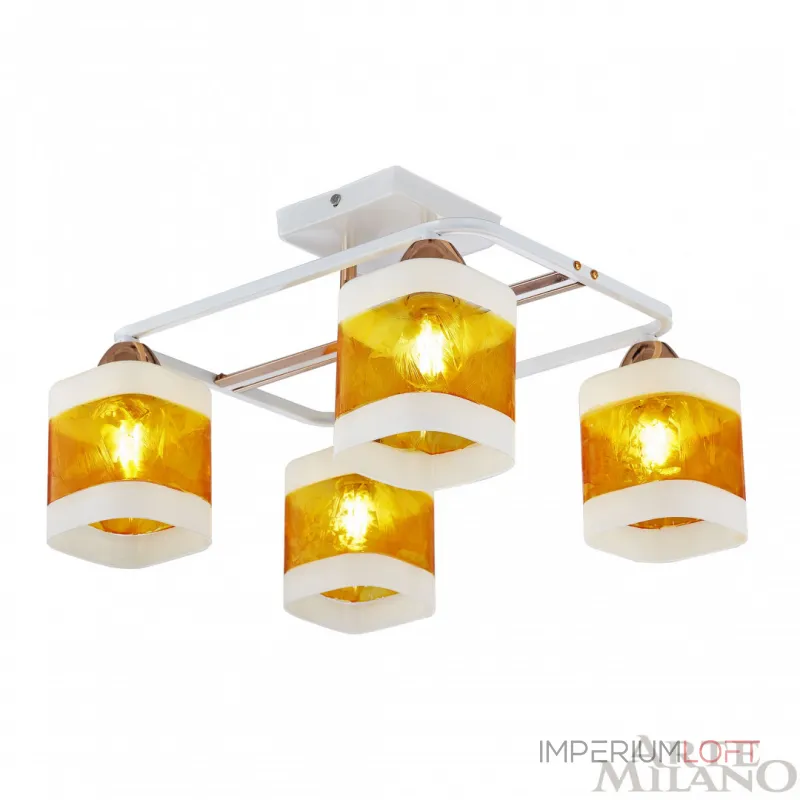 Потолочная люстра Arte Milano AMALFI-322008 322008/4 WH+FG