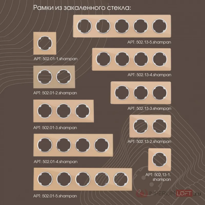 Вывод кабеля 202.49-1.shampan от ImperiumLoft