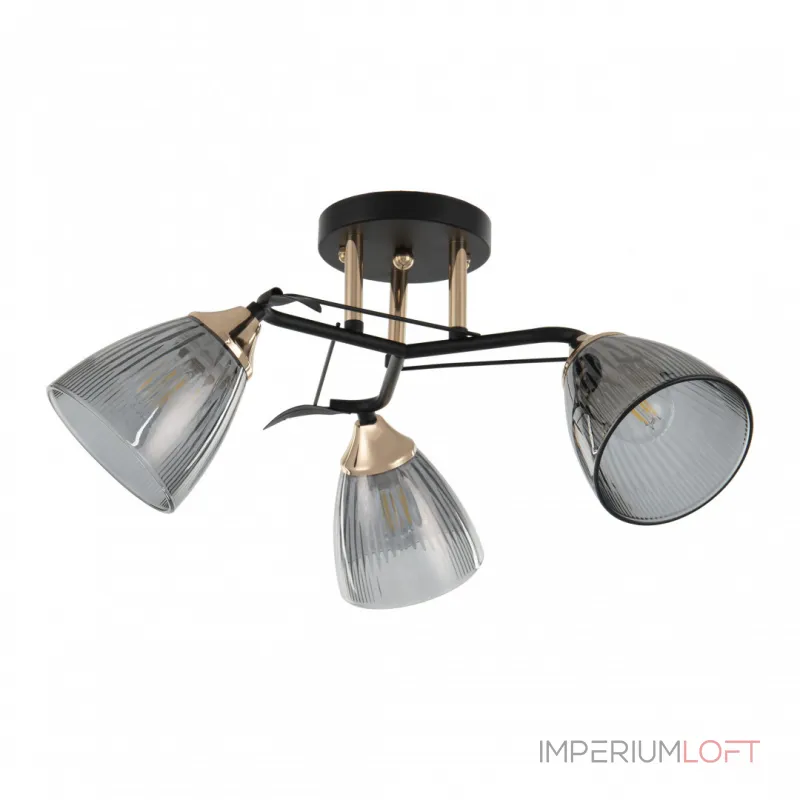 Потолочная люстра Arte Milano AMALFI-322610 322610/3 BK+FG Потолочная люстра Arte Milano AMALFI-322610 322610/3 BK+FG