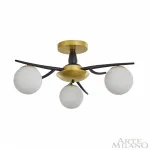 Потолочная люстра Arte Milano Neapolis-73408 273408/3 BK/GD