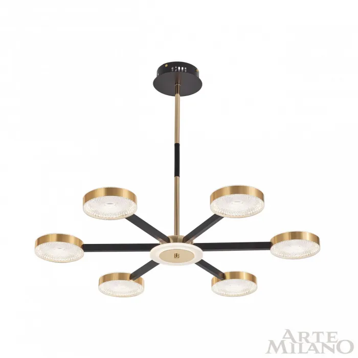Люстра светодиодная Arte Milano Ferrara-72079 272079/6 BK/GD от ImperiumLoft