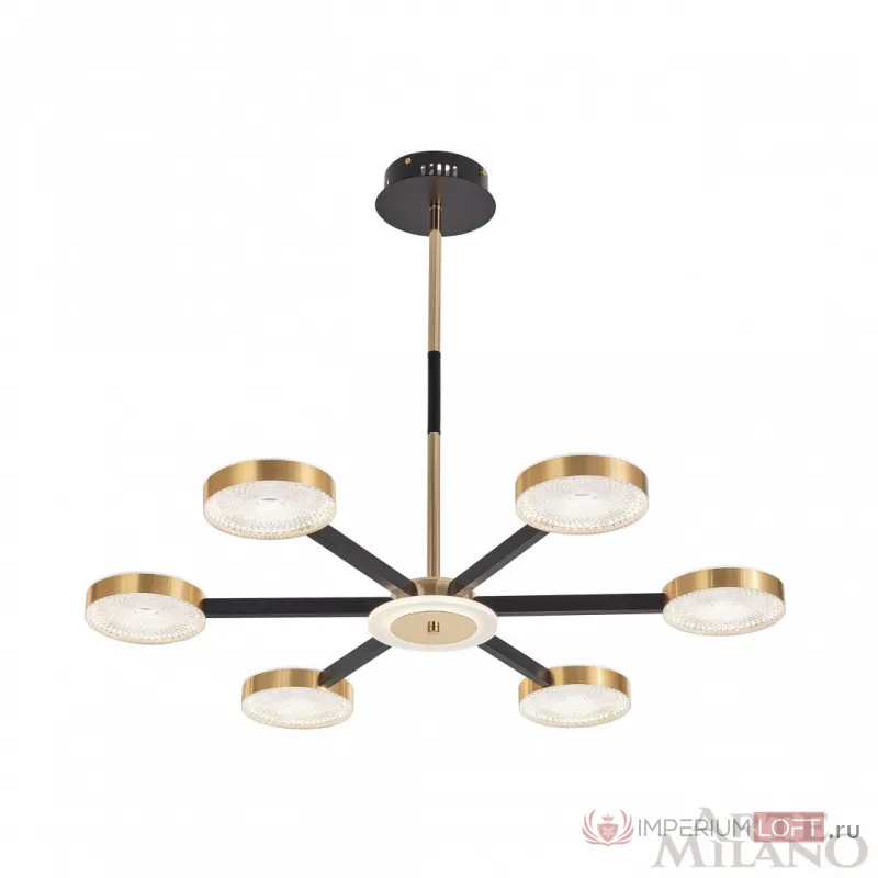 Люстра светодиодная Arte Milano Ferrara-72079 272079/6 BK/GD от ImperiumLoft