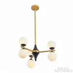 Люстра на штанге Arte Milano Neapolis-71580 271580/6 BK/GD