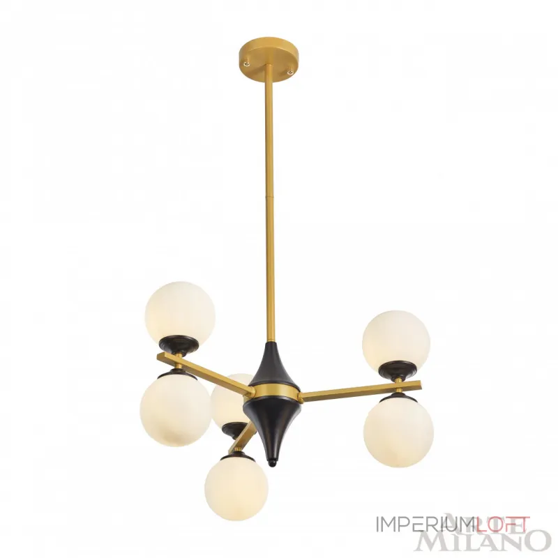 Люстра на штанге Arte Milano Neapolis-71580 271580/6 BK/GD