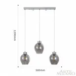 Подвесной светильник Arte Milano Neapolis-73307 273307/3L Ni