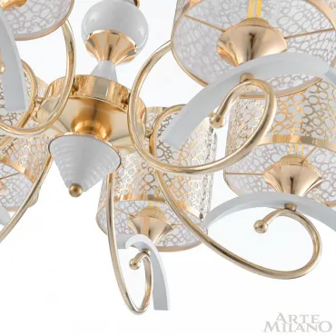 Люстра подвесная Arte Milano Florentia-9787 309787/6 Wh/Gd от ImperiumLoft