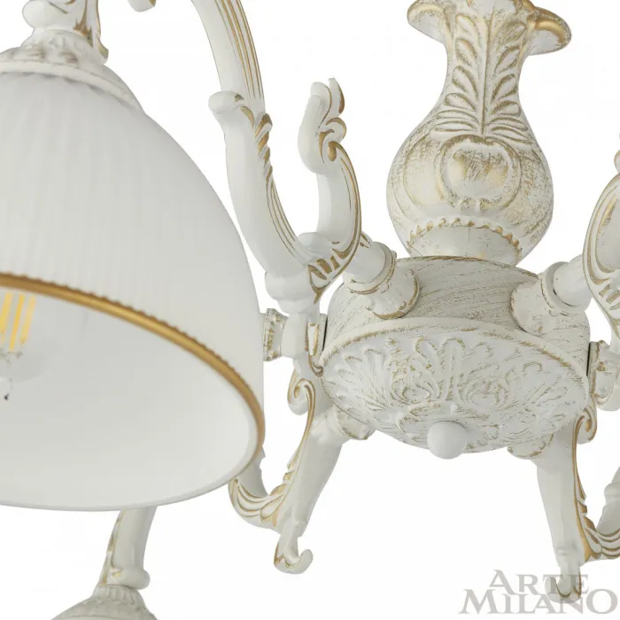Люстра Arte Milano AM346410 346410/6 WT+G от ImperiumLoft