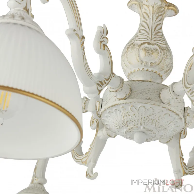 Потолочная люстра Arte Milano AM346410 346410/6 WT+G