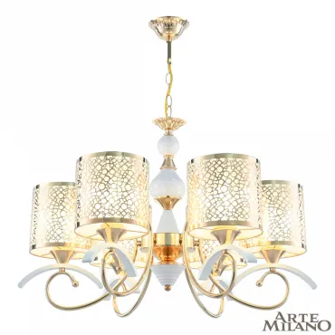 Люстра подвесная Arte Milano Florentia-9787 309787/6 Wh/Gd