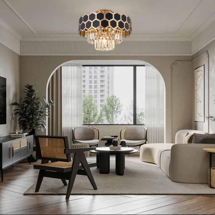 Люстра Arte Milano Sorrento-5009 375009/3+2/20/380 GD от ImperiumLoft