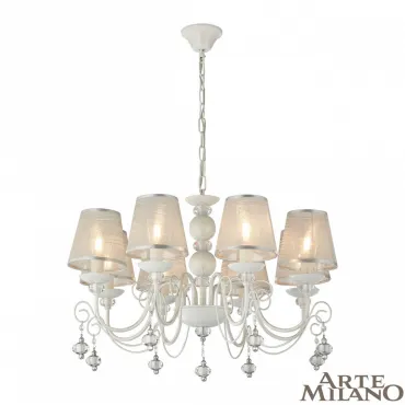 Люстра Arte Milano AM347620 347620/8 WT+SL